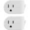 Ge Outlet Strip, Plug-In, White, 2 PK 39713 - alternate 6